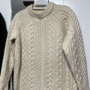 Rag & Bone fisherman’s cable knit Cream Sweater
